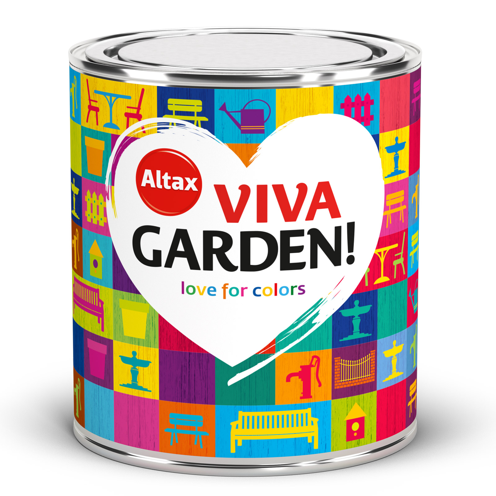 Altax – Viva Garden უნივერსალური საღებავი – 750მლ — ლაქები, ზეთები და წებოები